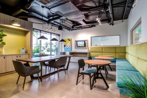 Lounge  at Equinox Apartments, Seattle, Washington